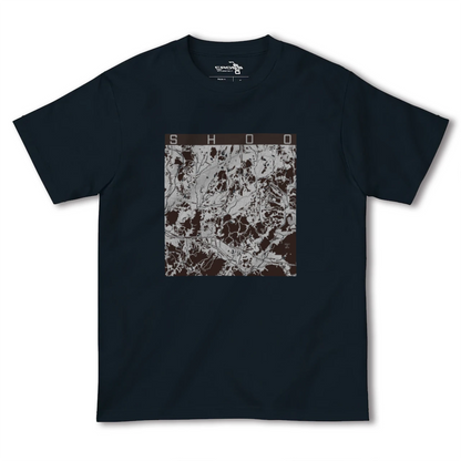 【勝央（岡山県）】地図柄ヘビーウェイトTシャツ
