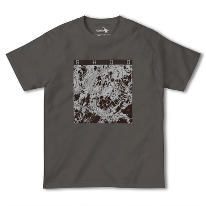 【勝央（岡山県）】地図柄ヘビーウェイトTシャツ