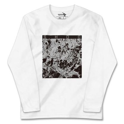 【勝央（岡山県）】地図柄ロングスリーブTシャツ