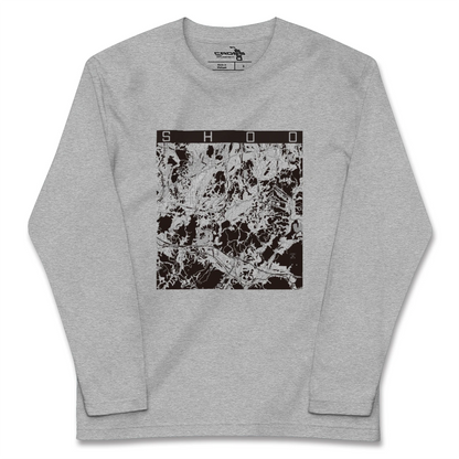 【勝央（岡山県）】地図柄ロングスリーブTシャツ