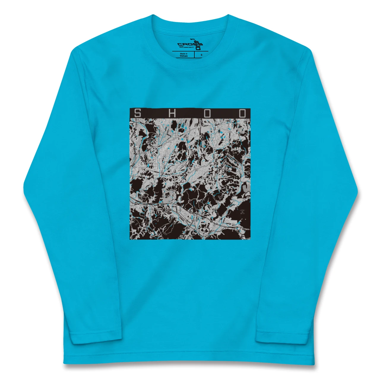 【勝央（岡山県）】地図柄ロングスリーブTシャツ