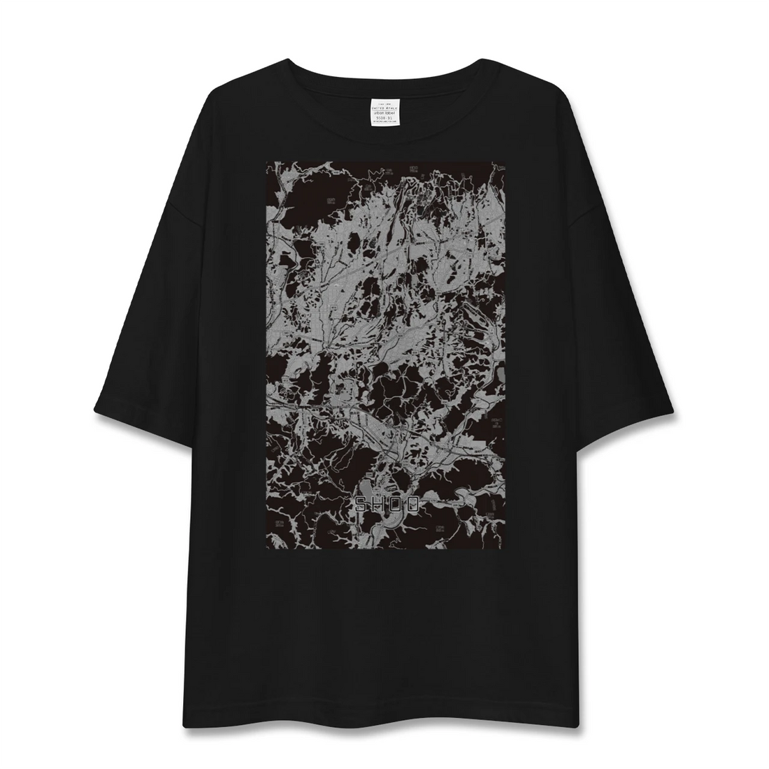 【勝央（岡山県）】地図柄ビッグシルエットTシャツ