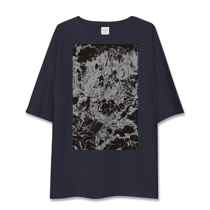 【勝央（岡山県）】地図柄ビッグシルエットTシャツ