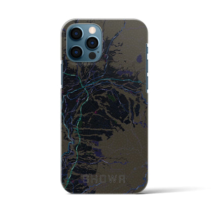 【昭和（群馬県）】地図柄iPhoneケース（バックカバータイプ）