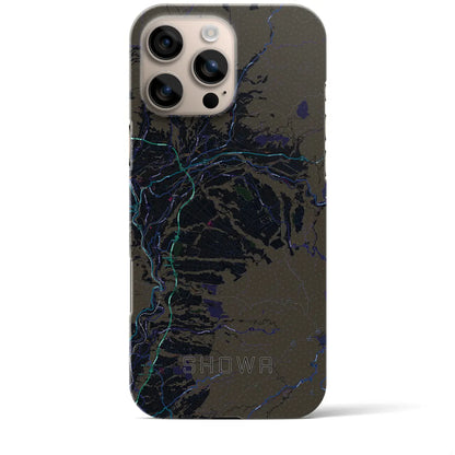 【昭和（群馬県）】地図柄iPhoneケース（バックカバータイプ）