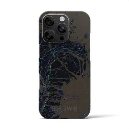 【昭和（群馬県）】地図柄iPhoneケース（バックカバータイプ）