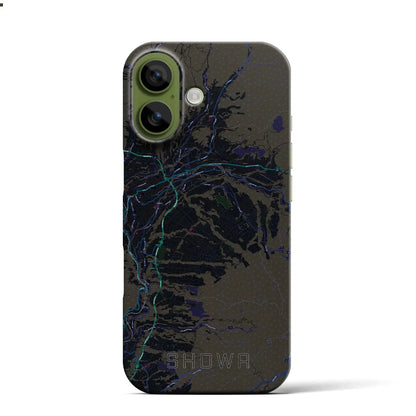 【昭和（群馬県）】地図柄iPhoneケース（バックカバータイプ）