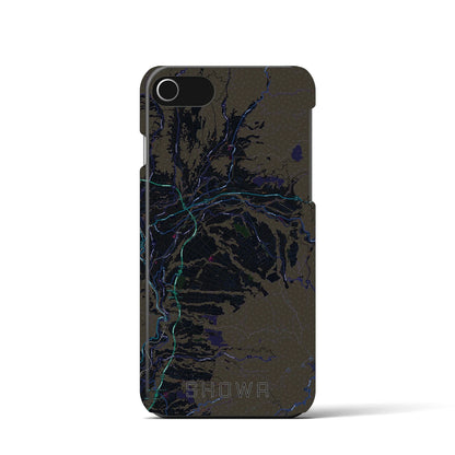 【昭和（群馬県）】地図柄iPhoneケース（バックカバータイプ）