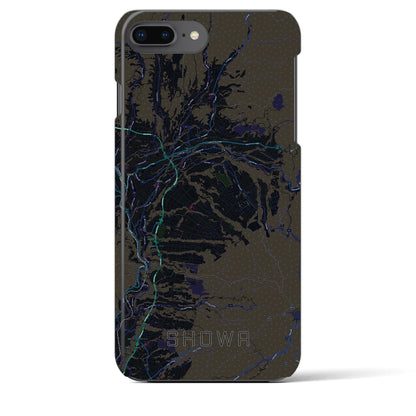 【昭和（群馬県）】地図柄iPhoneケース（バックカバータイプ）