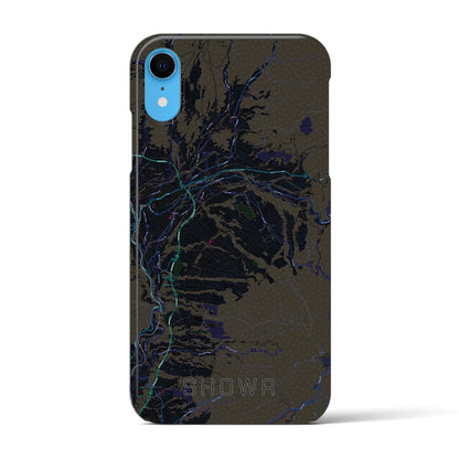 【昭和（群馬県）】地図柄iPhoneケース（バックカバータイプ）