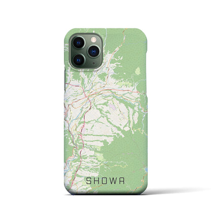 【昭和（群馬県）】地図柄iPhoneケース（バックカバータイプ）