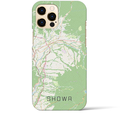 【昭和（群馬県）】地図柄iPhoneケース（バックカバータイプ）