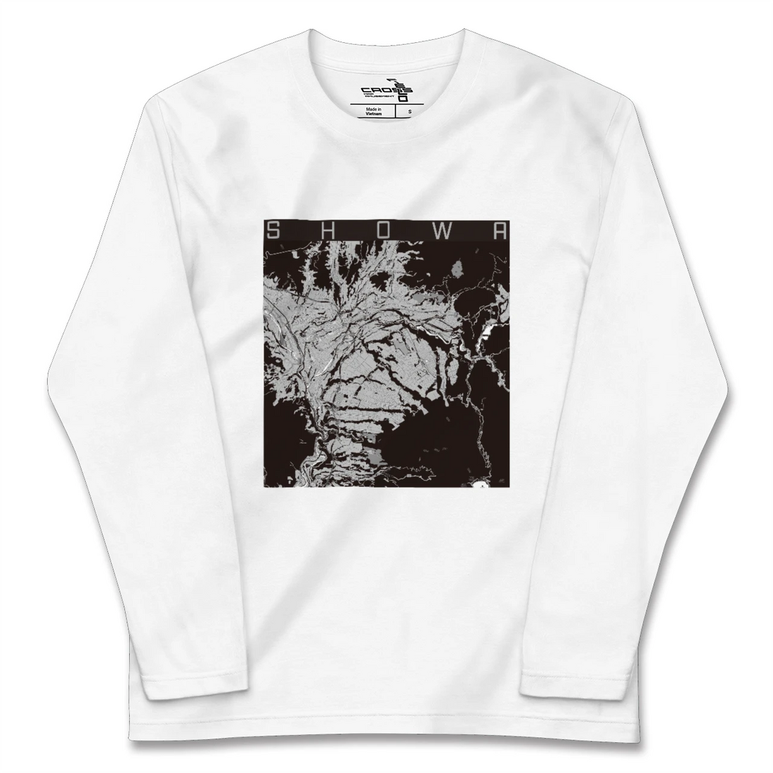 【昭和(群馬県)】地図柄ロングスリーブTシャツ