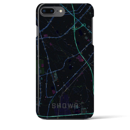 【昭和（山梨県）】地図柄iPhoneケース（バックカバータイプ）