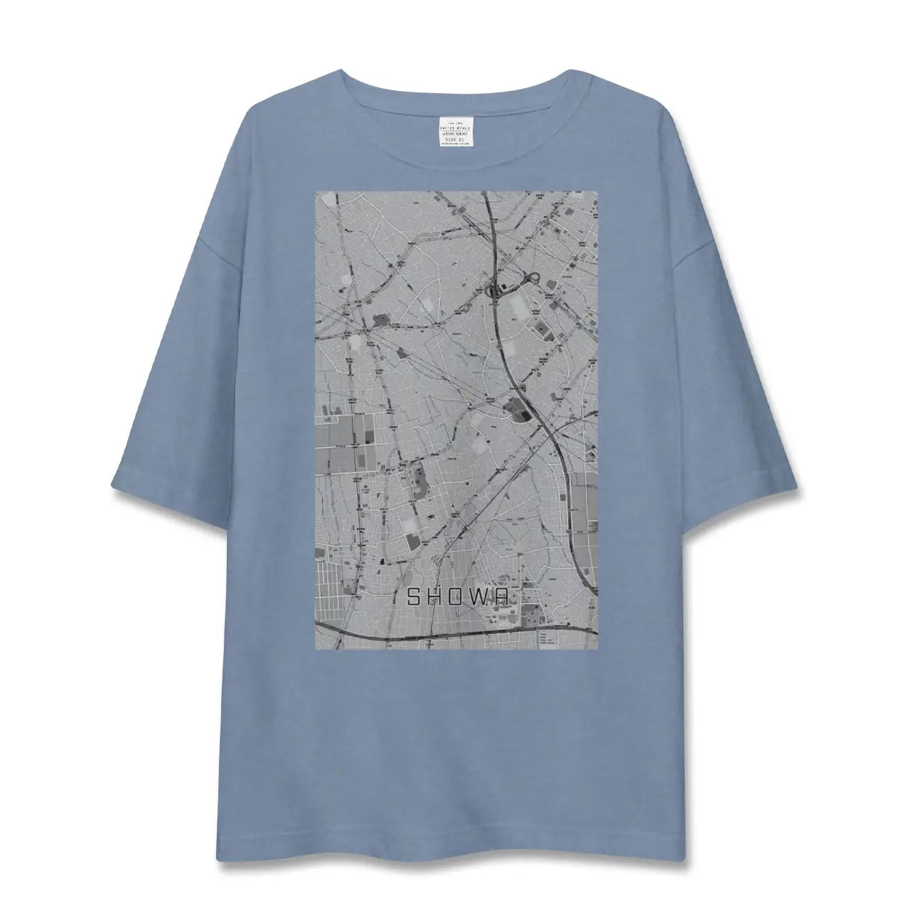 【昭和（山梨県）】地図柄ビッグシルエットTシャツ