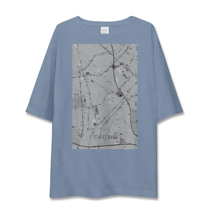 【昭和（山梨県）】地図柄ビッグシルエットTシャツ