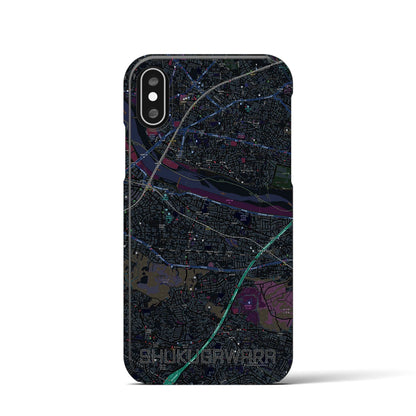 【宿河原（神奈川県）】地図柄iPhoneケース（バックカバータイプ）