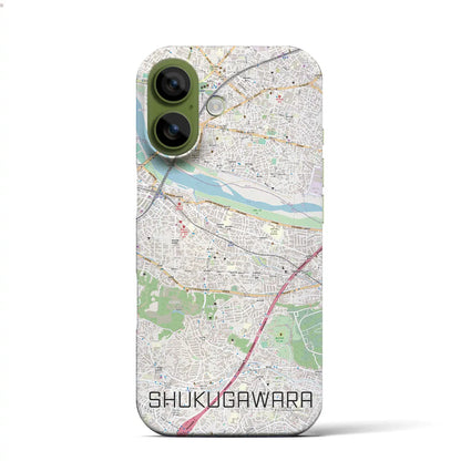 【宿河原（神奈川県）】地図柄iPhoneケース（バックカバータイプ）