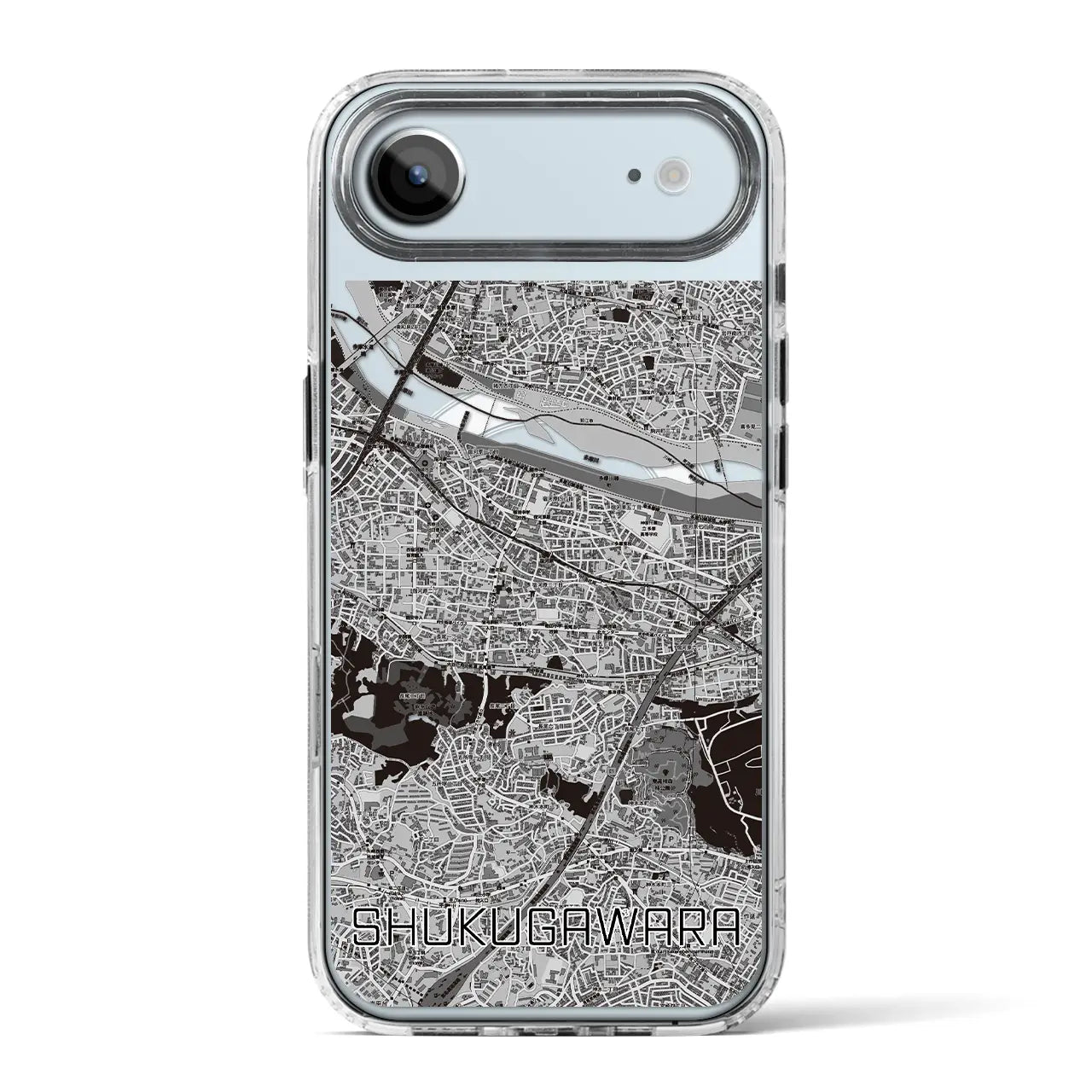 【宿河原（神奈川県）】地図柄iPhoneケース（MagSafeタイプ）