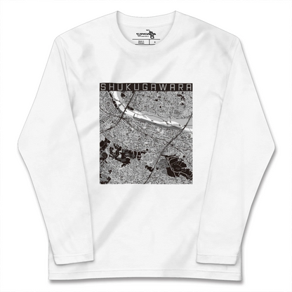 【宿河原（神奈川県）】地図柄ロングスリーブTシャツ