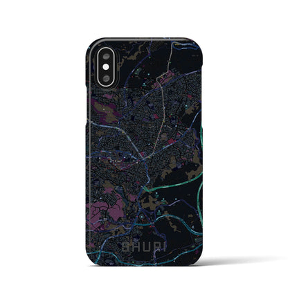 【首里（沖縄県）】地図柄iPhoneケース（バックカバータイプ）