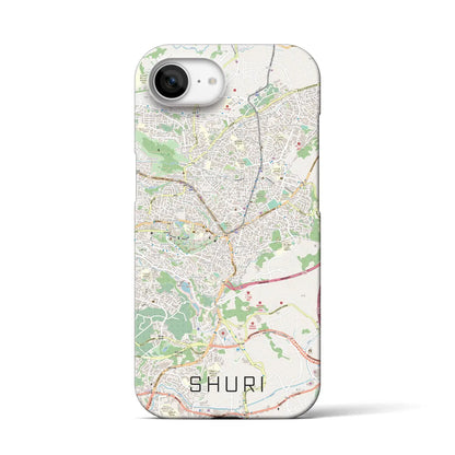 【首里（沖縄県）】地図柄iPhoneケース（バックカバータイプ）