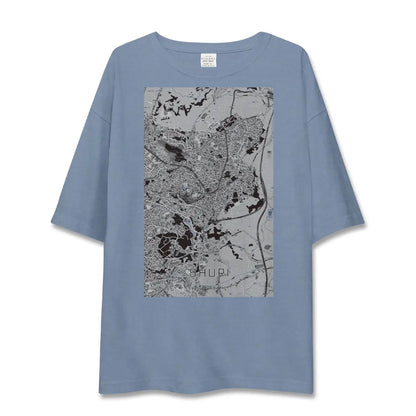 【首里（沖縄県）】地図柄ビッグシルエットTシャツ