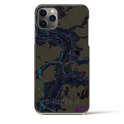 【修善寺（静岡県）】地図柄iPhoneケース（バックカバータイプ）