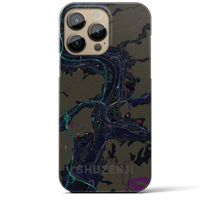 【修善寺（静岡県）】地図柄iPhoneケース（バックカバータイプ）