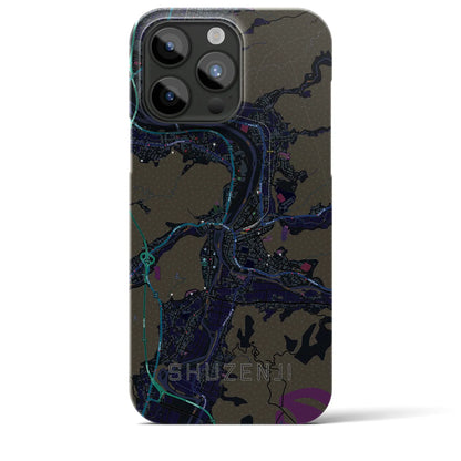 【修善寺（静岡県）】地図柄iPhoneケース（バックカバータイプ）