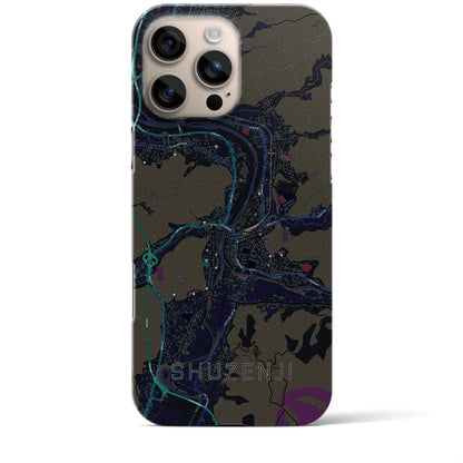 【修善寺（静岡県）】地図柄iPhoneケース（バックカバータイプ）