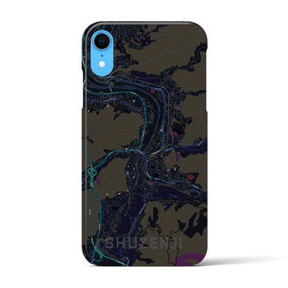 【修善寺（静岡県）】地図柄iPhoneケース（バックカバータイプ）