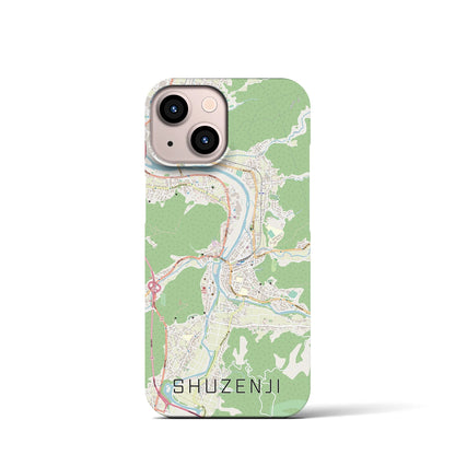 【修善寺（静岡県）】地図柄iPhoneケース（バックカバータイプ）