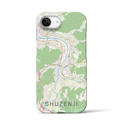 【修善寺（静岡県）】地図柄iPhoneケース（バックカバータイプ）