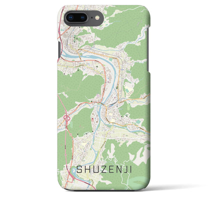 【修善寺（静岡県）】地図柄iPhoneケース（バックカバータイプ）