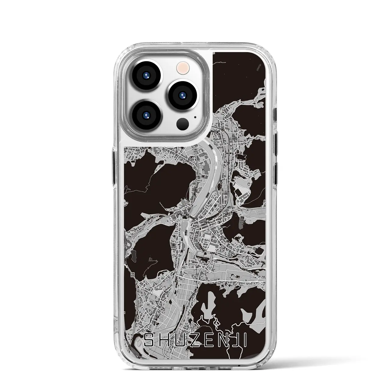 【修善寺（静岡県）】地図柄iPhoneケース（MagSafeタイプ）