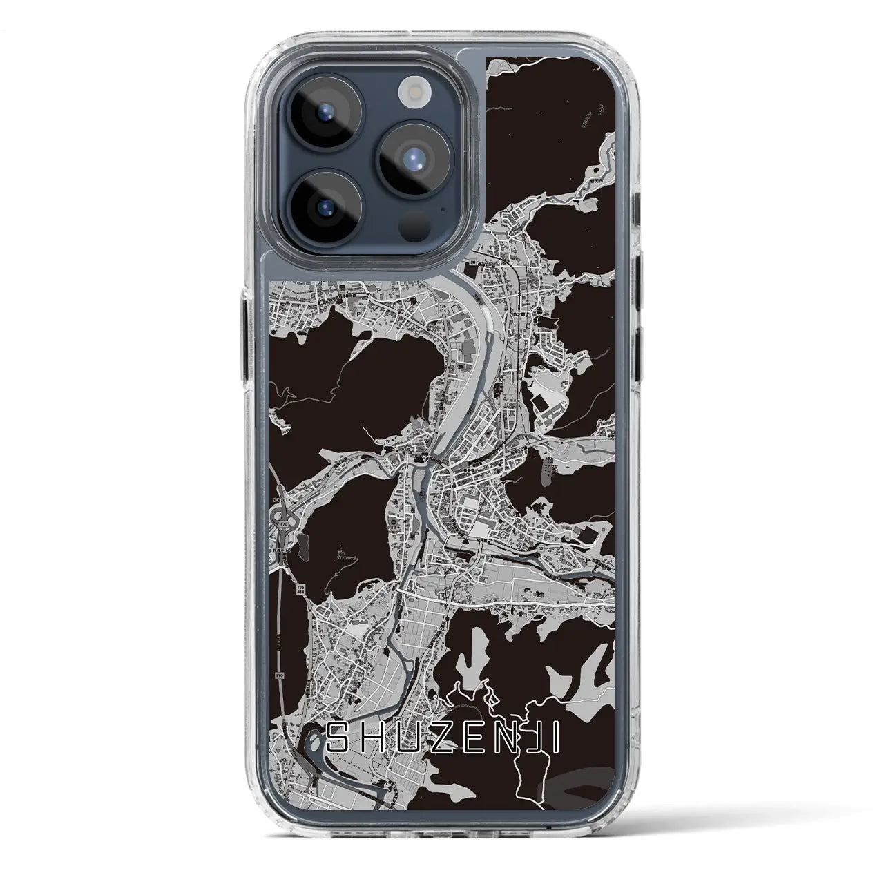 【修善寺（静岡県）】地図柄iPhoneケース（MagSafeタイプ）