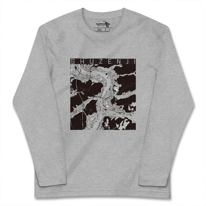 【修善寺（静岡県）】地図柄ロングスリーブTシャツ