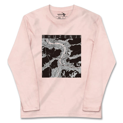 【修善寺（静岡県）】地図柄ロングスリーブTシャツ