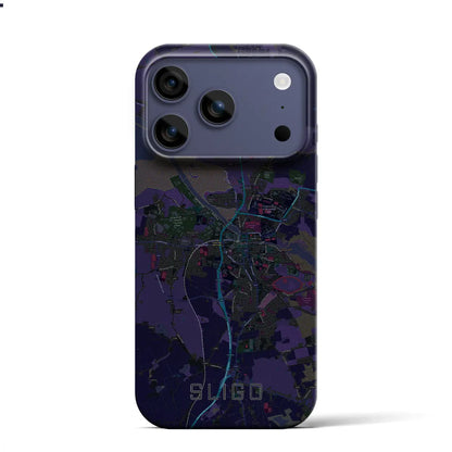 【スライゴ（アイルランド）】地図柄iPhoneケース（バックカバータイプ）