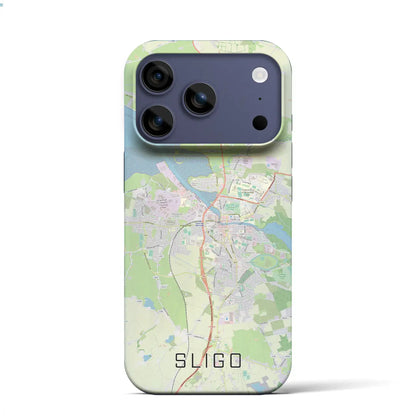 【スライゴ（アイルランド）】地図柄iPhoneケース（バックカバータイプ）