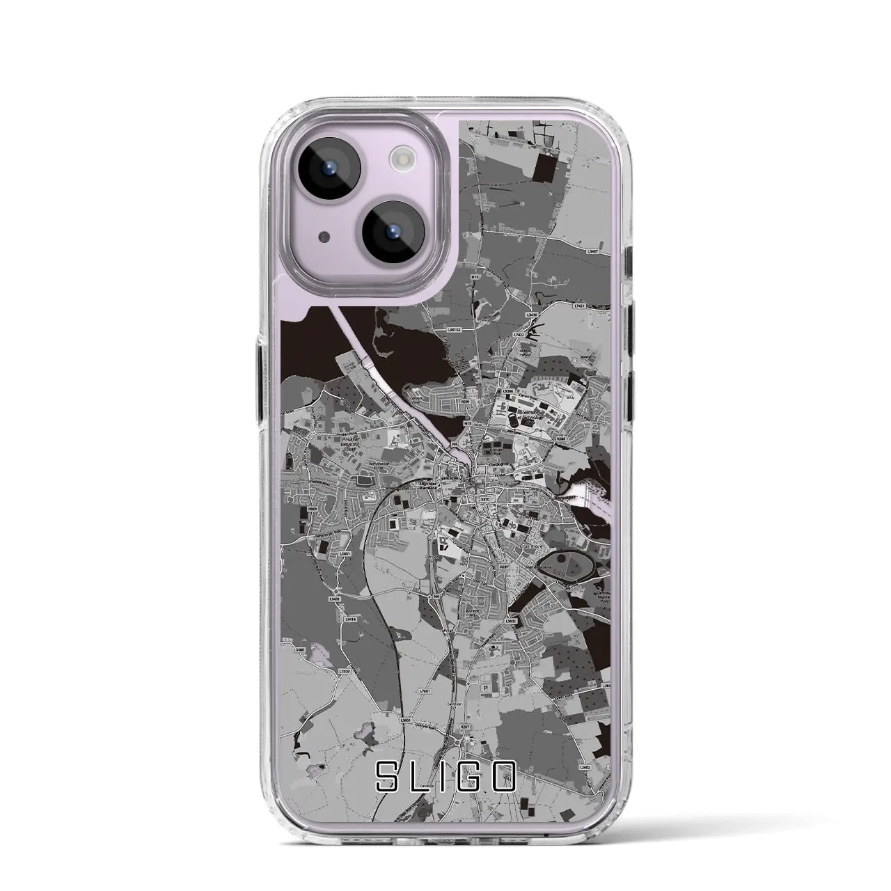 【スライゴ（アイルランド）】地図柄iPhoneケース（MagSafeタイプ）