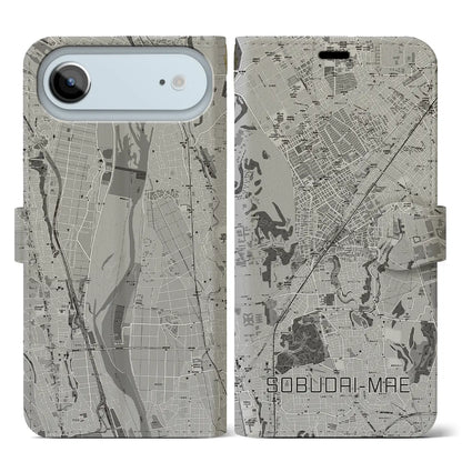 【相武台前（神奈川県）】地図柄iPhoneケース（手帳タイプ）