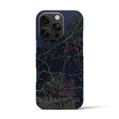 【袖ケ浦（千葉県）】地図柄iPhoneケース（バックカバータイプ）