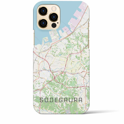 【袖ケ浦（千葉県）】地図柄iPhoneケース（バックカバータイプ）