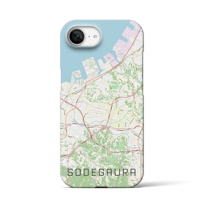 【袖ケ浦（千葉県）】地図柄iPhoneケース（バックカバータイプ）