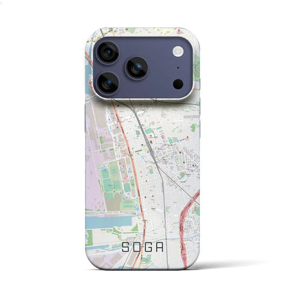 【蘇我（千葉県）】地図柄iPhoneケース（バックカバータイプ）