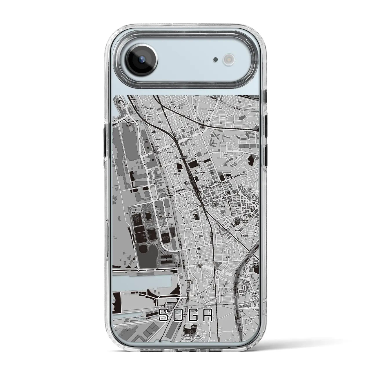 【蘇我（千葉県）】地図柄iPhoneケース（MagSafeタイプ）