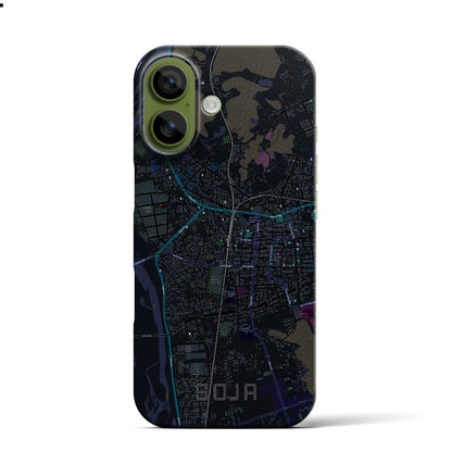 【総社（岡山県）】地図柄iPhoneケース（バックカバータイプ）