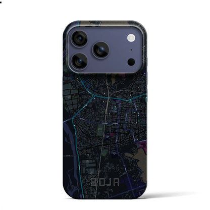 【総社（岡山県）】地図柄iPhoneケース（バックカバータイプ）